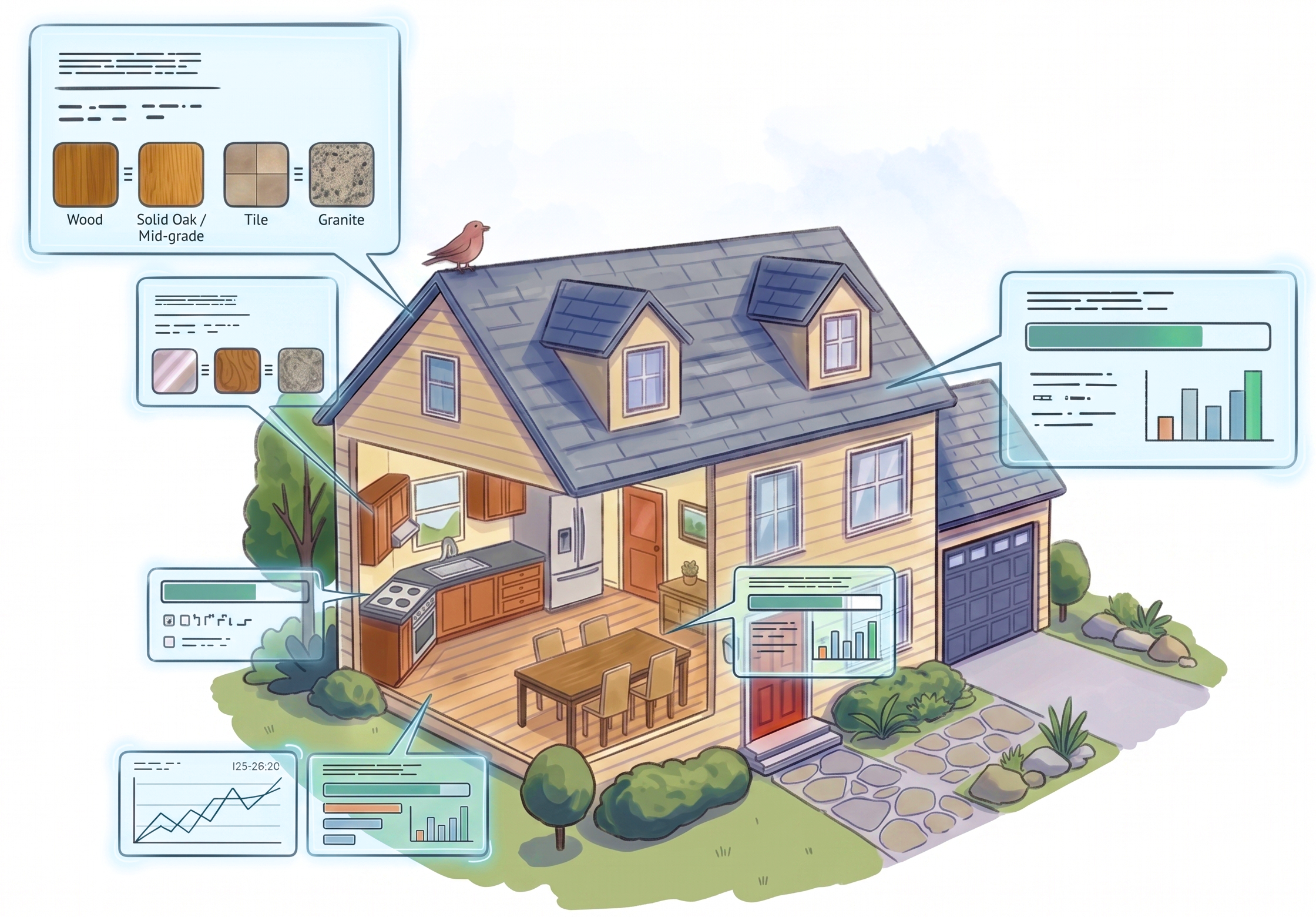 ClaimOwl property analysis illustration